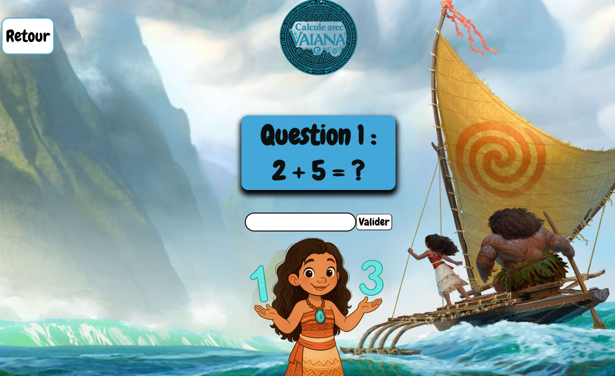 Calcule avec Vaiana